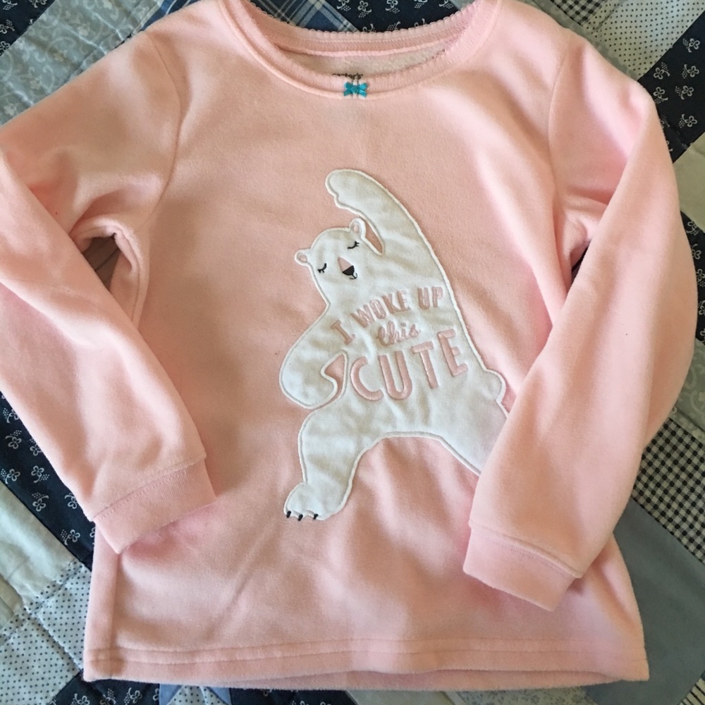 Carter’s fleece PJ Top
